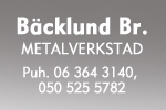 Bäcklund Br. / Metallverkstad